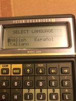 Psion Organiser II LZ64 RARE English/Italian/Spanish version 46