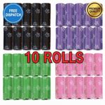 10 Rolls 150 Bags Biodegradable Pocket Size Puppy Poo Waste Strong Doggy Poop UK