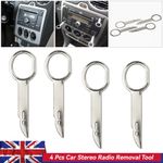4PCS Car Radio Stereo Removal CD Release Tool Pin Keys Set For VW Audi Ford UK