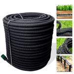 100 Metres POROUS SOAKER LEAKY DRIP HOSE PIPE Garden Watering Drip Irrigation UK
