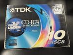 10x TDK Reflex Ultra CD-R74 650MB Sealed Blank CDs. Cd-Recordablein Original Box