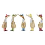 DCUK Spotty Hat and Wellies Wooden Ducklings Choice of Colour Birthday Gift Idea