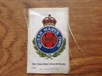 WW1 Queen Mary's Own Hussars military BDV cigarette silk card. Free UK P&P