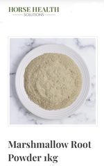 Marshmallow Root Powder 1kg, Equine Feed Supplement Herb for Horses - 1kg