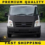 Ford Transit MK7 2006-14 Black Bonnet Bra Protector Cover Guard Stone