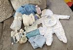 Newborn Baby Boy Blue Starter Gift Set Essentials Baby Shower Gift