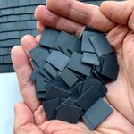 Dolls House 1:12th Scale 250 x Styrene Miniature Model Roof Tiles Slate Grey