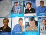 CASUALTY & HOLBY CITY, 7* SIGNED PHOTOCARDS TO'JOHN' ,6X4",MICHAEL FRENCH. +6