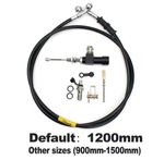 Full Hydraulic Clutch Conversion Kit Master Cylinder Hose Chopper Hard Tail Road