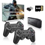 64Gb 45000+ Retro Games Video Game Console TV Stick 4K HDMI Wireless Controller