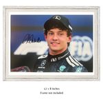 Andrea Kimi Antonelli Hand Signed F1 Head Shot 12x8 " Photo - PSA Approved & COA