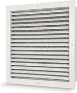 Fixed Louvre Grill Aluminum Extractor Fan Ventilation Wall Grill White
