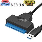 SATA to USB 2.0/3.0 HDD SSD Hard Drive 2.5 inch Converter Cable Adapter UK