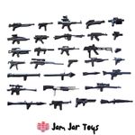 Custom Weapons Fit LEGO Minifigures – Random 5 Pack Mixed Styles & Makers RBB
