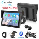 Carpuride W702S Pro Moto Carplay Screen BM05 Mount Wireless Android Auto TPMS