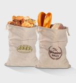 Reusable Sourdough Linen Bread Bag Food Storage Bag 30x40cm