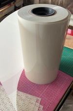 Mylar Material Roll 190 micron x 300mm 50Lm roll for stencils A5, A4, A3 sizes
