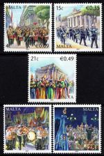 Malta 2007  MALTESE BANDS SG1569-1573 Unmounted Mint MNH