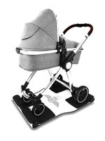 Floor protector -- mat for muddy wheels Pram Sled Jet Wing **for HARD FLOORS**