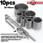 35-110 mm Core Drill Bit SDS PLUS TCT Concrete Masonry Brick Hole Cutter Pilot