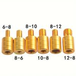 1Pcs Fishing Landing Net Handle Connectors Thread Adapters Net Head Adaptors