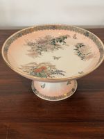 Vintage St Michael Marks & Spencer Pink Porcelain Pedestal Bowl Japanese 1991