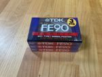 TDK FE90 blank cassette new x 3