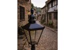 90cm Tall Black Medium Victorian Lantern Lamp Post Top Garden Lighting