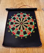 Neat ideas DGI Magnetic Double Sided Dart Board Hanging Target Game – No Darts