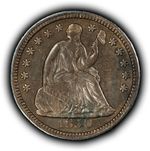 1850 H10c Seated Liberty Half Dime - AU - SKU-Y6612