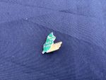 Isle Of Man TT 1986Motorcycle Racing Enamel Badge Excellent Condition Never Used