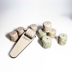POTT'R Clay Roller Gift Set - Exquisite Floral And Celtic Designs - Inc Handle