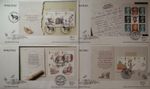 G.B. 2012 Roald Dahl booklet panes Royal Mail First Day Covers