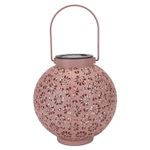Solar Lanterns for Garden 16cm x 15.5cm Pink X 1
