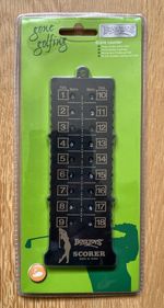 BoyzToys Golf Score Counter Handy Durable Plastic Scorer Records Up to 9 Stokes