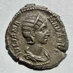 JULIA MAMAEA AR Denarius Rome Mint 222-235 AD Vesta RIC 360