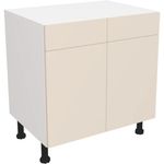 Fully Assembled Kitchen 700mm Base Unit Matt Cashmere Drawer Line Base Cabinet