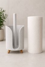 Paper Towel Holder THALOR – Modern Kitchen Roll Stand, Handmade UK