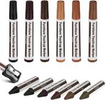 13PC Wood Furniture Repair Kit Markers & Wax Sticks Touch Up Scratch Floor Table