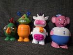 European Ice Cream Character Bowl Toys Kalise Menorquina BrandArt Mixed Set