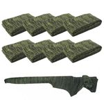 8 Pack 54" Rifle Gun Sock Cover Bag Shotgun Sleeve Carrier Shooting Storage Bags