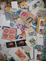 200g Worldwide On & Off Paper Stamps Unsorted Collection Sort Philately Vintage