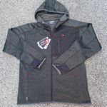 Men’s XL Dark Grey Greys Tail Fleece jacket Fishing Outdoor BNWT Full Zip Hoodie