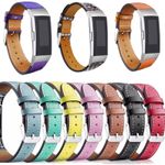 For Fitbit Charge 6 5 4 3 2 Strap Wristband Genuine Leather Strap Replacement UK