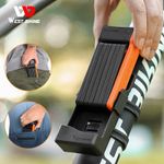 WEST BIKING Anti-theft Security Bike Lock Mini Bicycle Folding Lock With 3 Keys