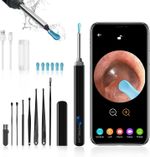 Ear Wax Removal Earwax Remover Tool with 8 Pcs Ear Set 1080P Camera Ear Cleaning