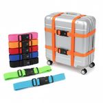 Adjustable Luggage Strap with 3-Digit Combination Lock Heavy Duty Suitcase Belt