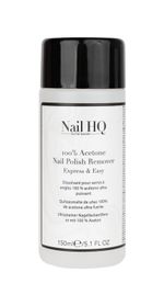 Nail HQ 100% Acetone Nail Polish Remover - 150ml - Express & Easy