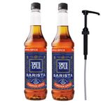 Tate & Lyle Pumpkin Spice Coffee Syrup 750ml Fairtrade (2 Bottles, with 1 Pump)