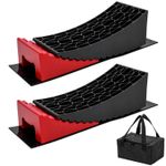 KATSU Caravan Levelling Ramps with Chocks Set Red/Black 40x15x11